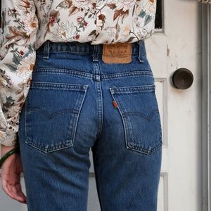 Levi's Orange tab vintage jeans